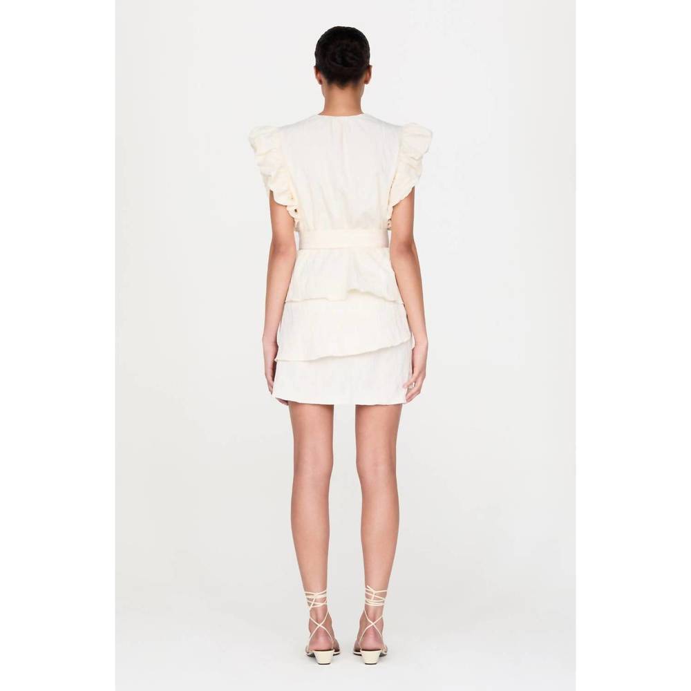NEW MARIE OLIVER jazleen mini dress in oyster - Picture 2 of 2
